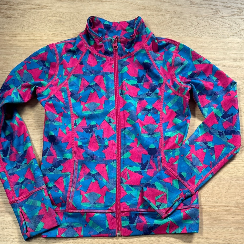 Zella Girl Geometric Kids Jacket